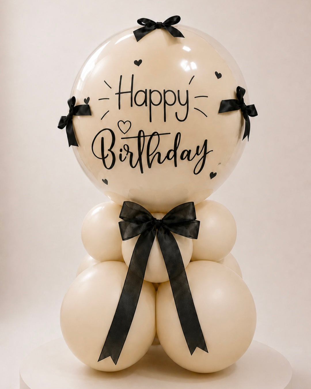 Birthday Bubble Balloon Stack