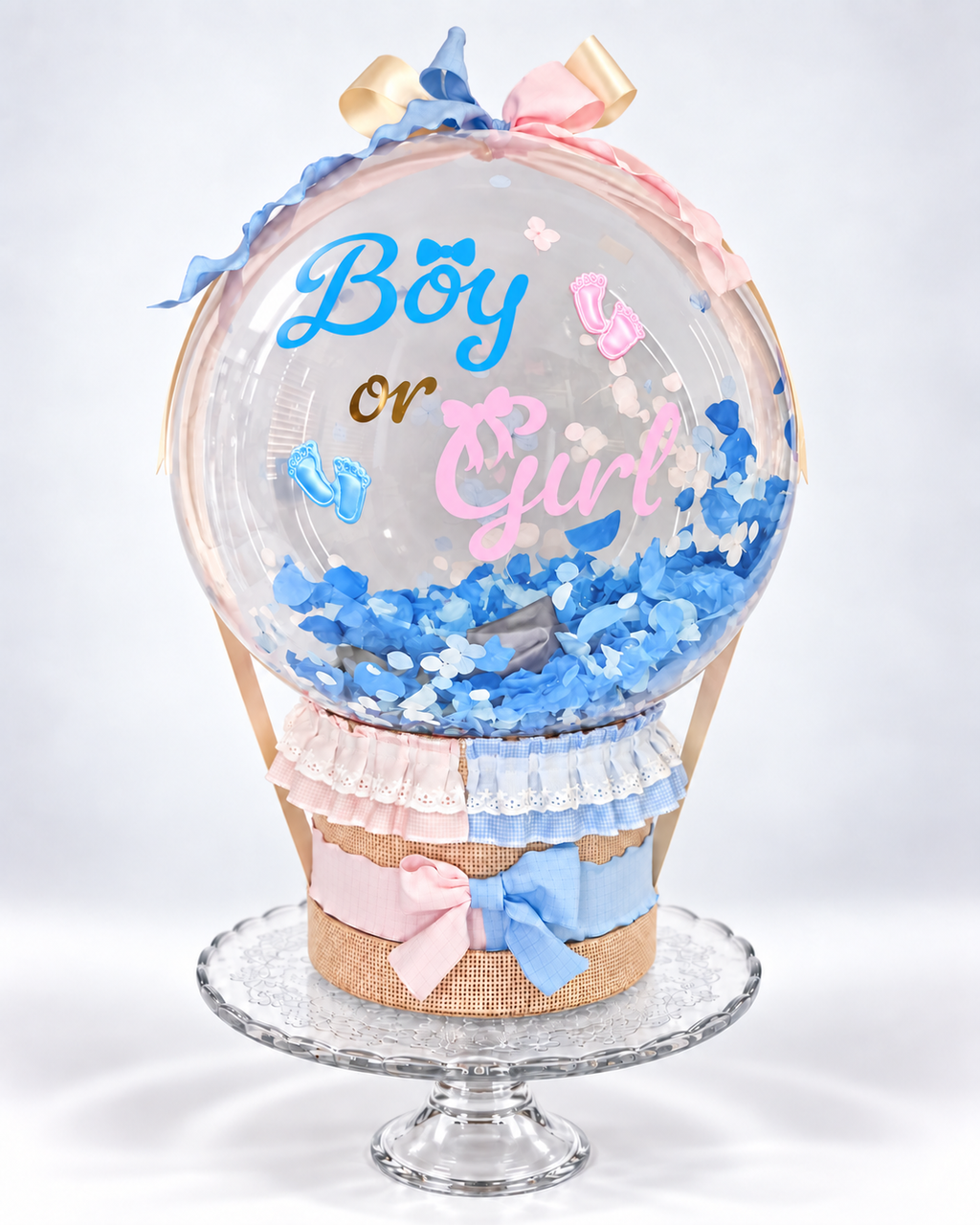 Boy or Girl Gender Reveal Bubble Balloon