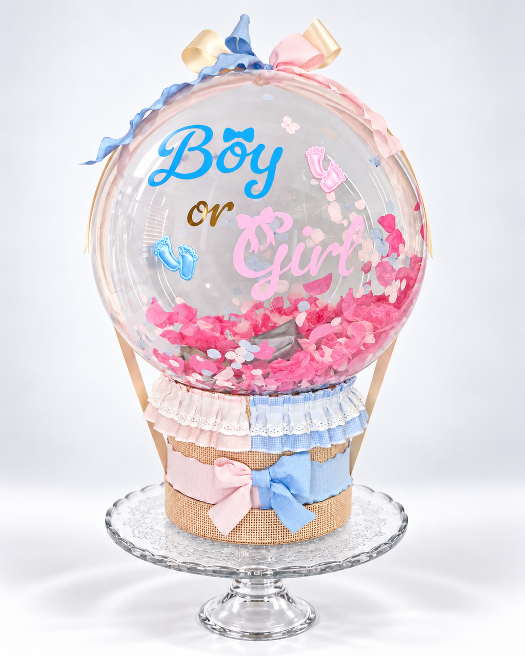 Boy or Girl Gender Reveal Bubble Balloon