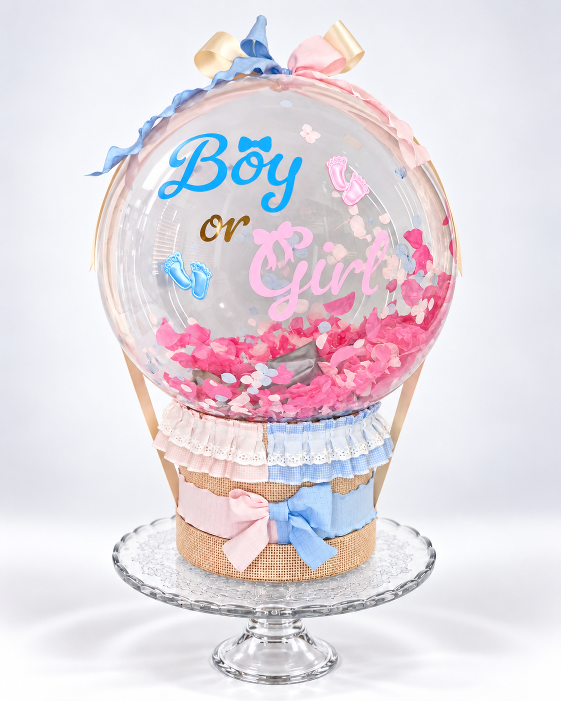 Boy or Girl Gender Reveal Bubble Balloon