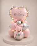 Heart Birthday Balloon Stack