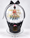 Elegant Black Birthday Money Balloon
