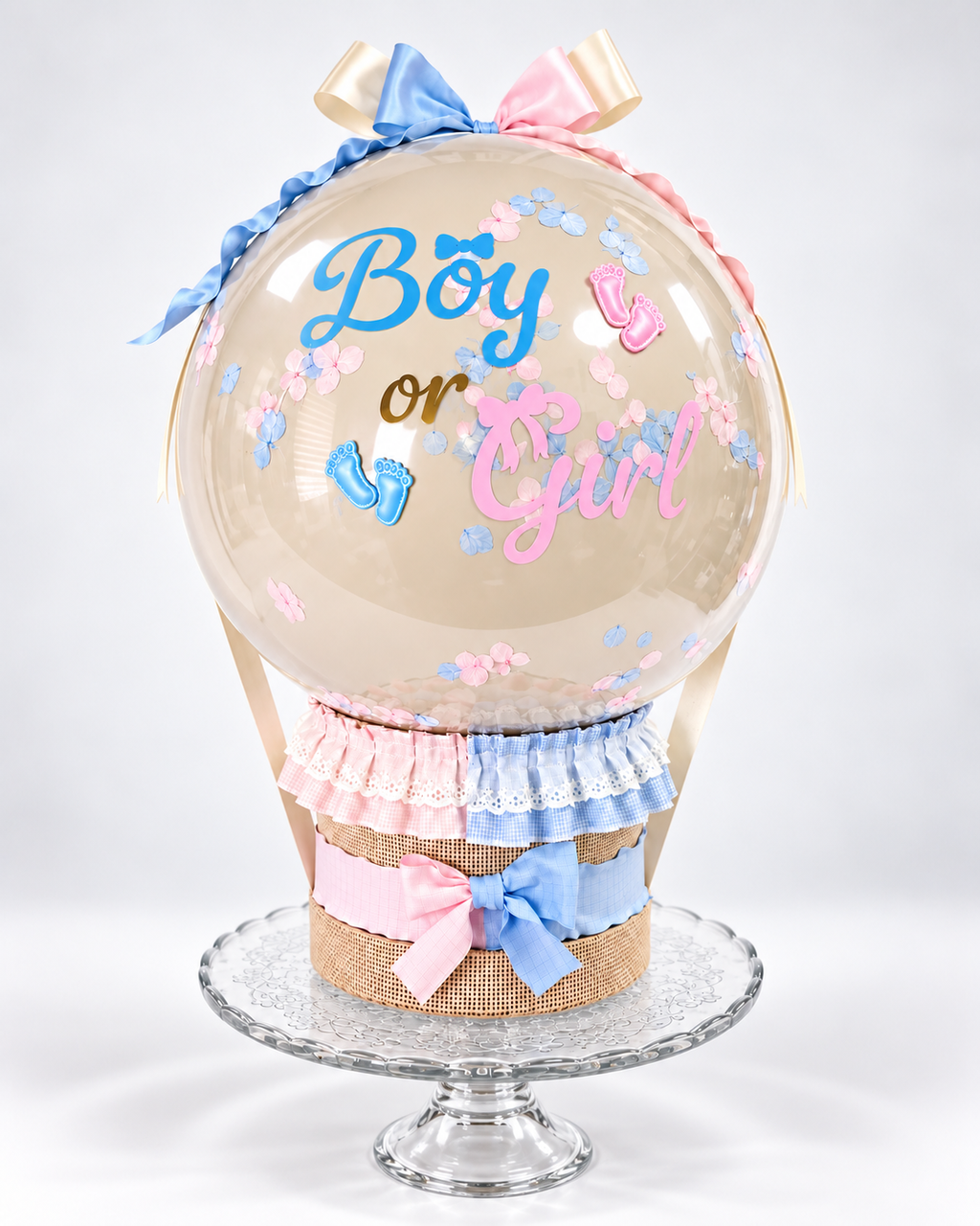 Boy or Girl Gender Reveal Bubble Balloon
